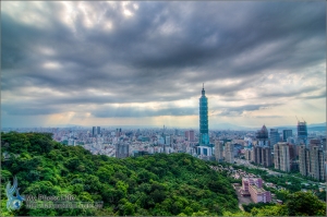 台北101．日落雲彩