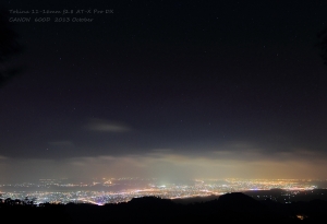 苗栗市大夜景+初體驗滿天星