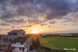 家鄉的晨㬢及夕陽