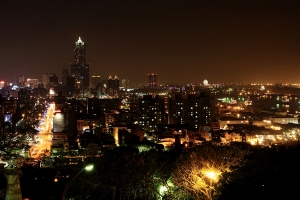 壽山下的高雄夜景