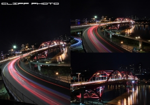 一張流~關渡大橋 夜景